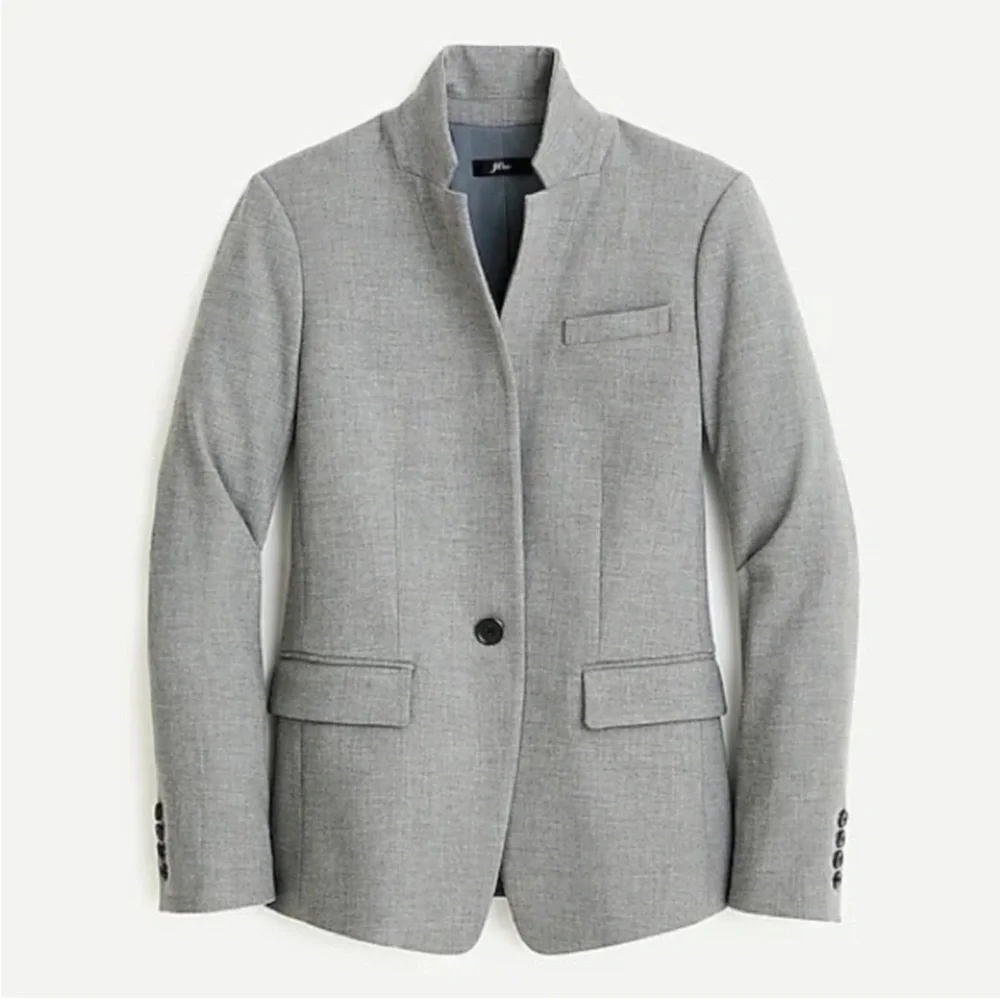 J. Crew Regent Blazer in Four season stretch in grey - Picture 3 of 10